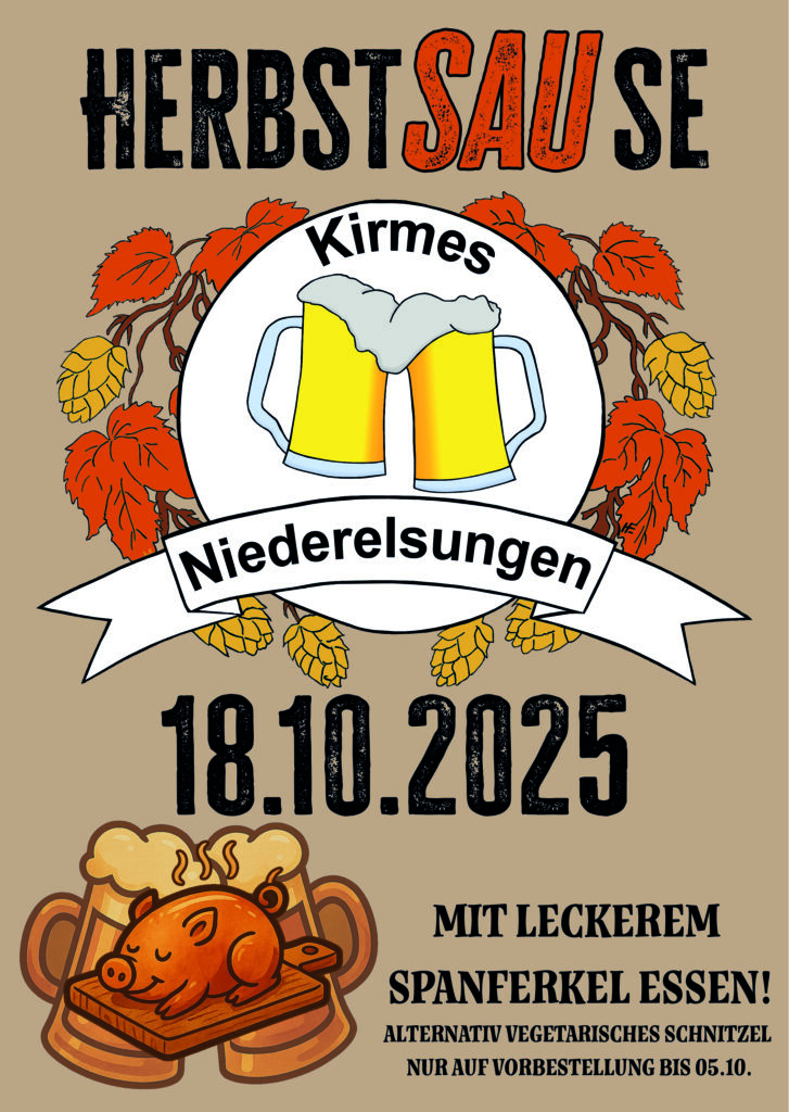 Herbstsause 2025 Flyer Vorderseite